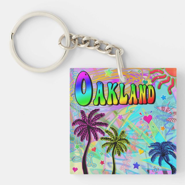 Oakland Vivid Romance Keychain (Front)