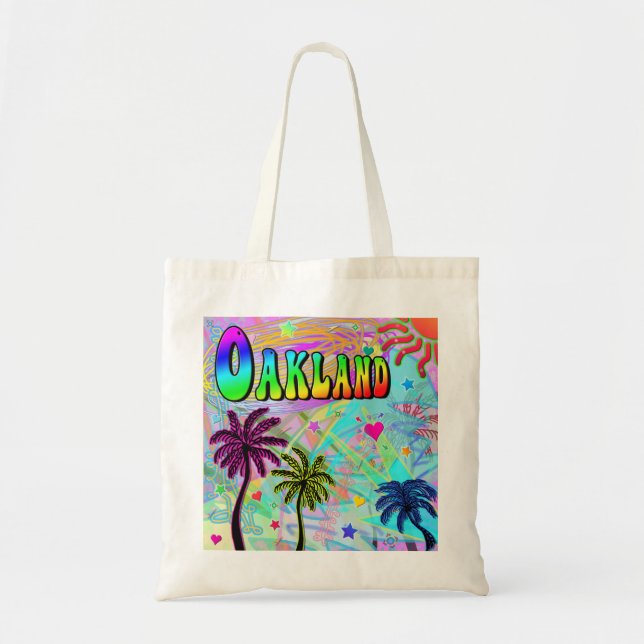 Oakland Vivid Romance Tote Bag (Front)