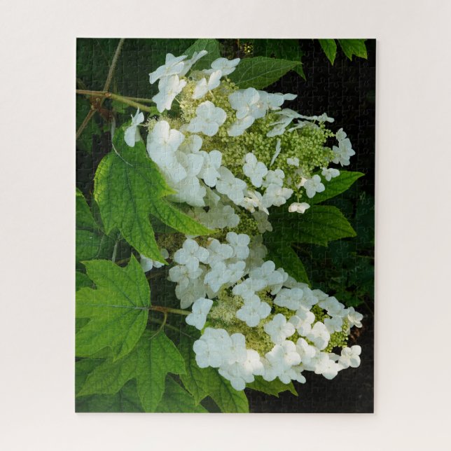 Oakleaf Hydrangea Jigsaw Puzzle (Vertical)
