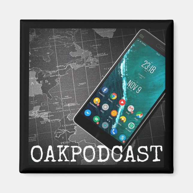 Oakpodcast Magnet (Front)