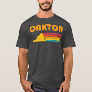 Oakton Virginia Vintage Distressed Souvenir T-Shirt