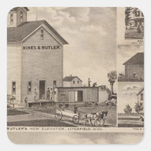 Oakwood Farm, Minnesota Square Sticker