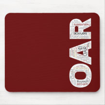 OAR Mousepad- Red