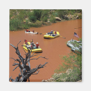 Oar powered rafts turn into the Colorado River Magnet