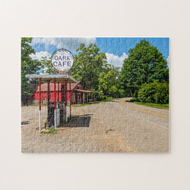Oark Gas Station Jigsaw Puzzle (Horizontal)