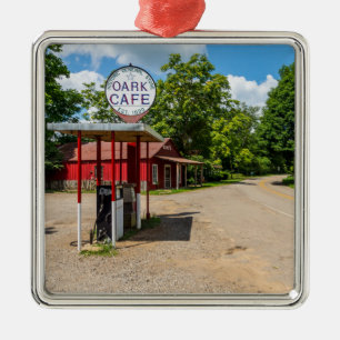 Oark Gas Station Metal Tree Decoration