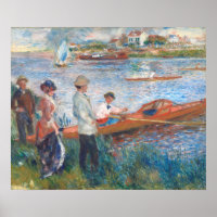 Oarsmen at Chatou - Auguste Renoir Fine Art Poster