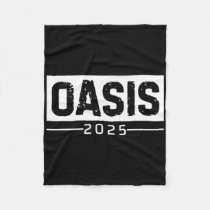 Oasis 2025 Vacation California Ca Vintage Retro So Fleece Blanket