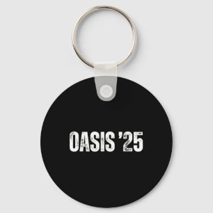 Oasis 25 2025 Vacation California Vintage Retro So Key Ring