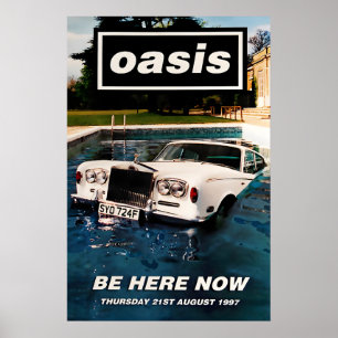 Oasis Be here now US Promo Poster Print 1