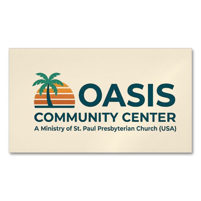 Oasis Community Centre Magnet (Front)