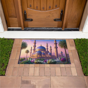 Oasis of the Minaret Castle Doormat
