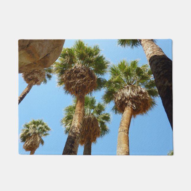 Oasis Palms at Joshua Tree National Park Doormat (Front)