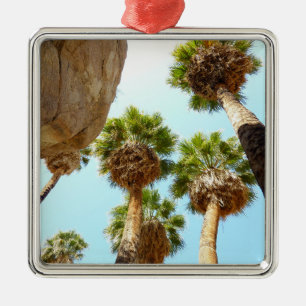 Oasis Palms in Joshua Tree National Park Metal Tree Decoration