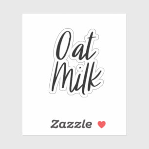 Oat Milk Storage Sticker