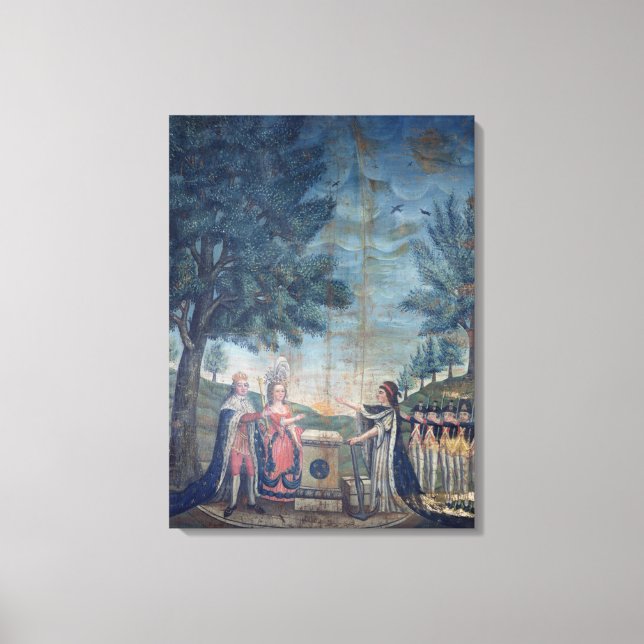 Oath of the King, the Queen Canvas Print (Front)