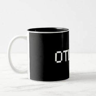 Oatly Stock Funny Classic Mug, 11 oz Two-Tone Coffee Mug