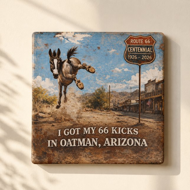 Oatman Arizona Route 66 Burro Kicks Magnet (Creator Uploaded)