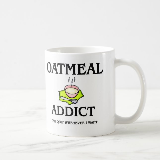 Oatmeal Addict Coffee Mug (Right)