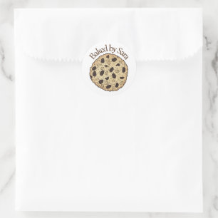 Oatmeal Raisin Cookie Baked By Homemade Baking Classic Round Sticker