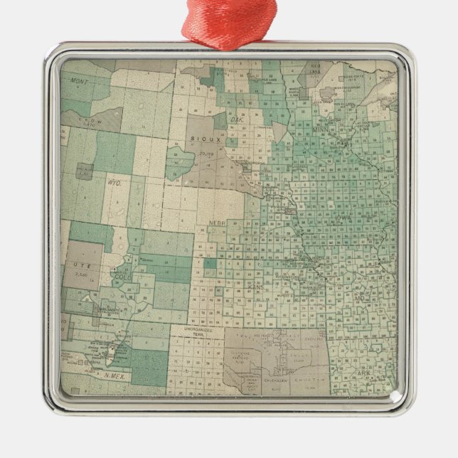 Oats per acre sown metal tree decoration (Front)
