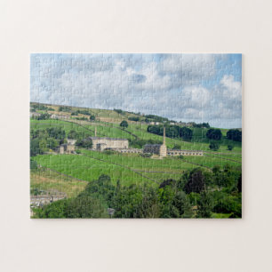 Oats Royd Mill - Historic Yorkshire Landscape Jigsaw Puzzle