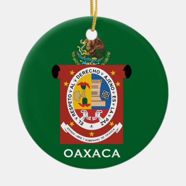 Oaxaca*, Mexico Christmas Ornament (Front)