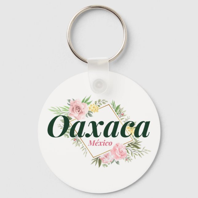 Oaxaca Mexico Travel Destination Bridesmaid  Key Ring (Front)