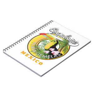 Oaxaca Mexico travel logo Notebook