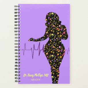 OB-GYN Medical Feminine Floral Planner