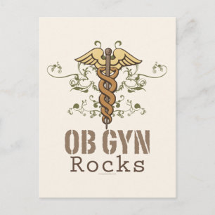 OB GYN Rocks Postcard