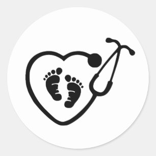 OB Nurse Doctor Stickers
