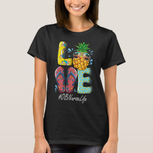 Ob Nurse Hello Summer Happy Last Day School T-Shirt