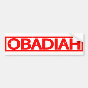 Obadiah Stamp Bumper Sticker