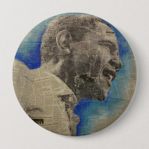 Obama '08 10 cm round badge