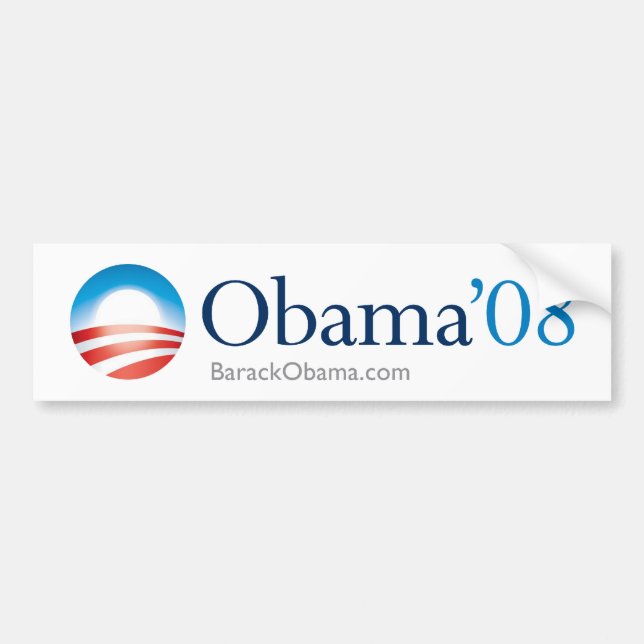 Obama 08 Bumper Sticker (Front)