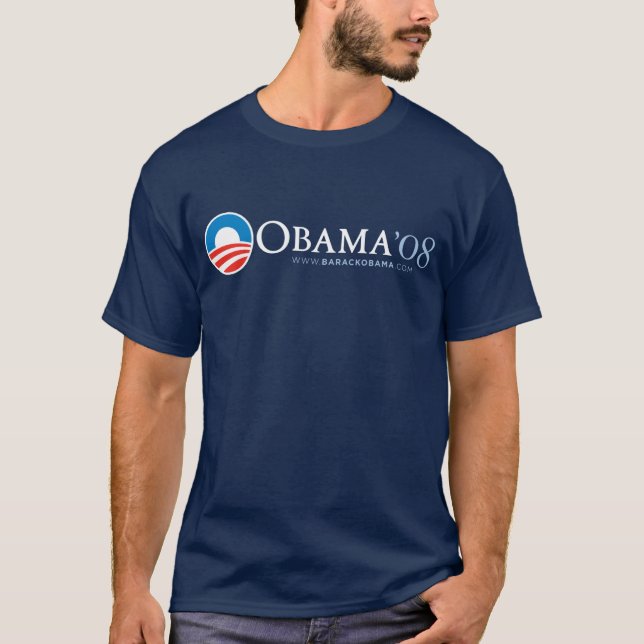 Obama 08' Campaign Vintage Obama 2008 T-Shirt (Front)