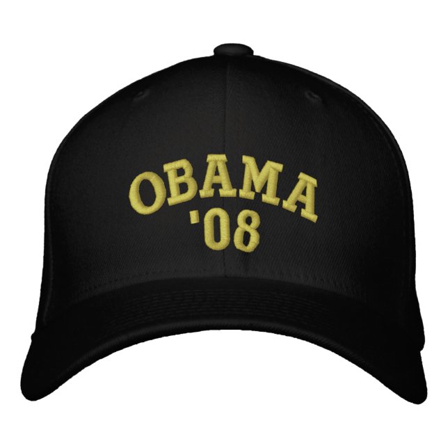 OBAMA '08 EMBROIDERED HAT (Front)