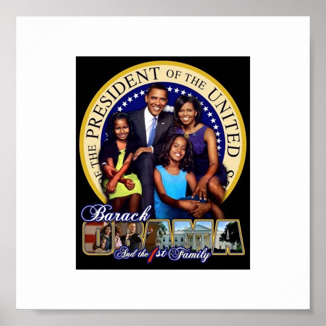 Obama 1st Family Poster (Front)
