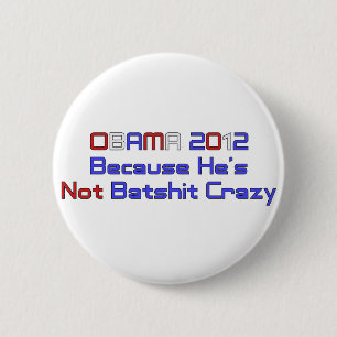 OBAMA 2012 6 CM ROUND BADGE