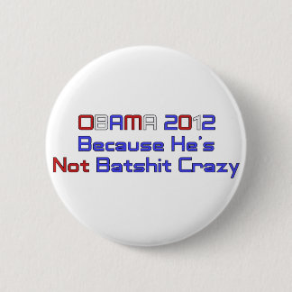 OBAMA 2012 6 CM ROUND BADGE