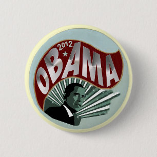 Obama 2012 6 cm round badge