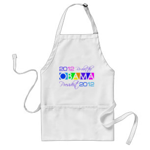 OBAMA 2012 apron - choose style & colour