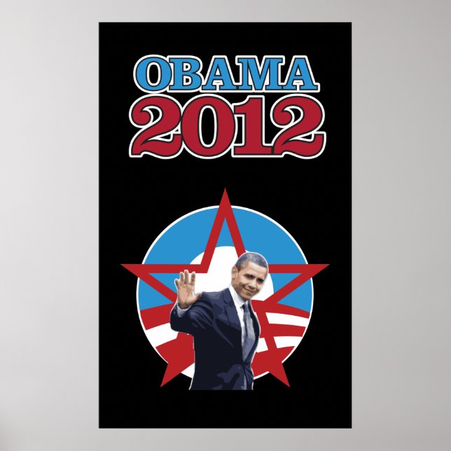 Obama 2012 Black Poster (Front)