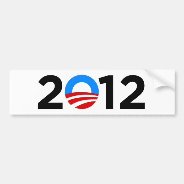 Obama 2012 bumper sticker (Front)