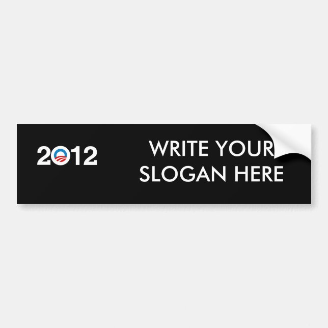 OBAMA 2012 BUMPER STICKER (Front)