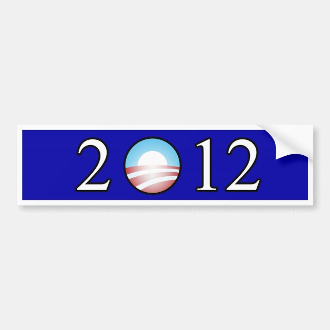 Obama 2012 Bumper Sticker (Front)