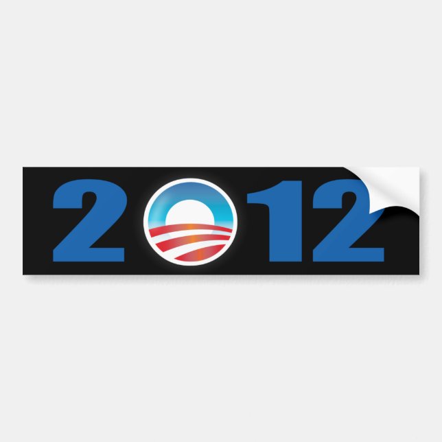Obama 2012 Bumper Sticker (Front)