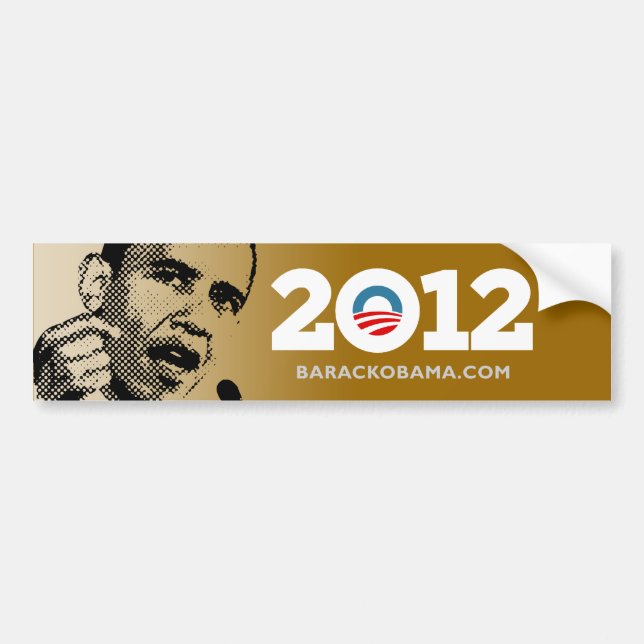 Obama 2012 bumper sticker (Front)