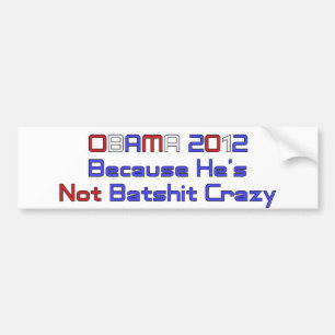 OBAMA 2012 BUMPER STICKER